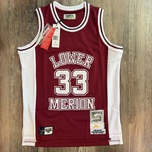 Kobe Bryant Lower Merion High School Jersey Headgear Classics Maroon Sz XS